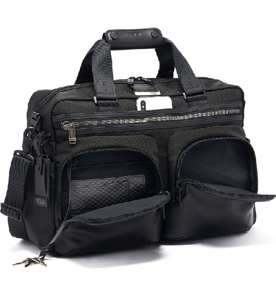 Shop Tumi Alpha Bravo Hunter Travel Satchel In Black