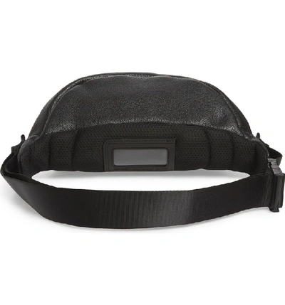 Shop Maison Margiela Leather Waist Pack In Black