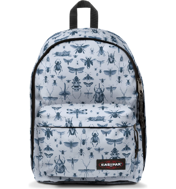 light blue eastpak backpack