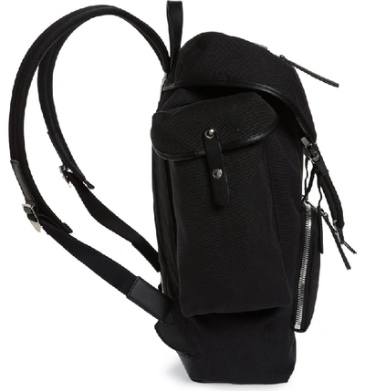 Shop Burberry Ranger Canvas Backpack In Black