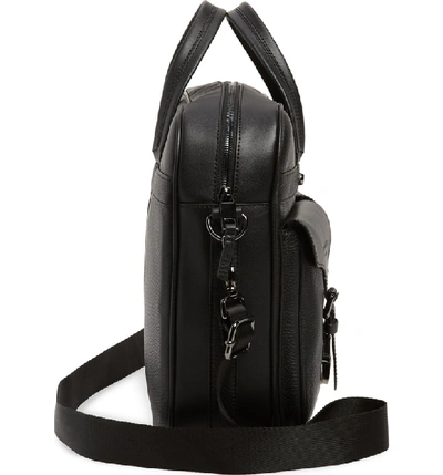 Shop Ted Baker Forsee Leather Document Bag - Black