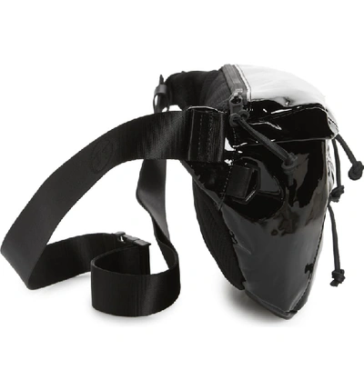 Shop Maison Margiela Patent Belt Bag - Black