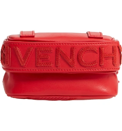 Shop Givenchy Mc3 Crossbody Bag - Red