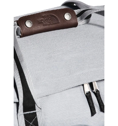 Shop The North Face Berkeley Duffle Bag In Mid Grey Heather/black Heather