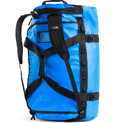 Shop The North Face Base Camp Large Duffle Bag In Bomber Blue/ Black