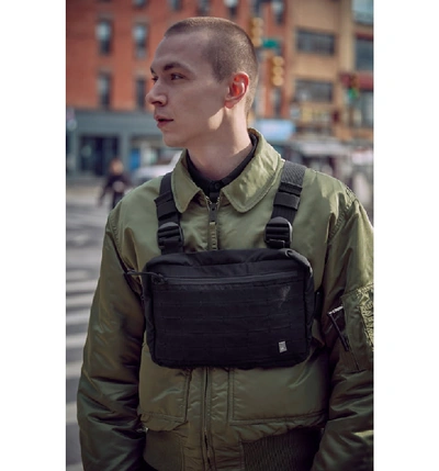 Shop Alyx Chest Rig Bag With Rain Cover In Black