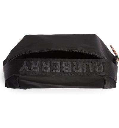 Shop Burberry Medium Sonny Logo Belt Bag - Black