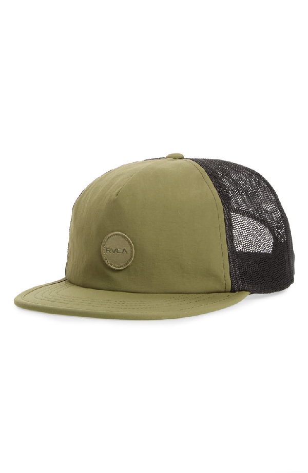 rvca travel trucker hat