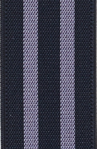 Shop Magnanni Hugo Suspenders In Light Blue / Navy