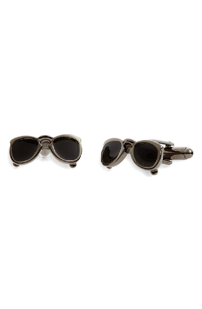 Shop Link Up Sunglasses Cuff Links In Black