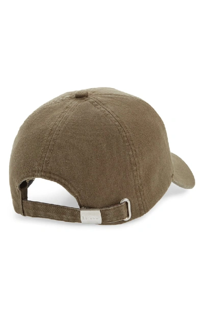 Barbour 'cascade' Baseball Cap In Olive