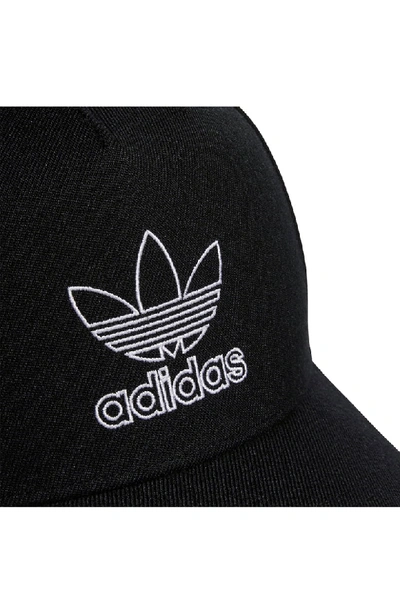 Shop Adidas Originals Dart Cap - Black In Black/ White