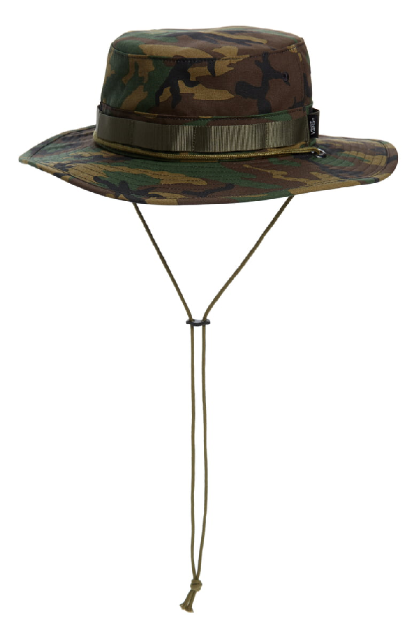 vans camo bucket hat