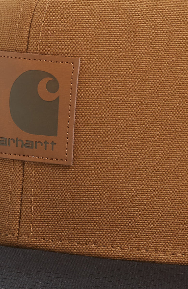 Carhartt Color Block Cap In Hamilton Brown / Black | ModeSens