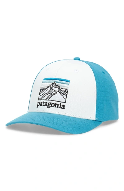 Shop Patagonia Line Logo Ridge Roger That Baseball Cap - White
