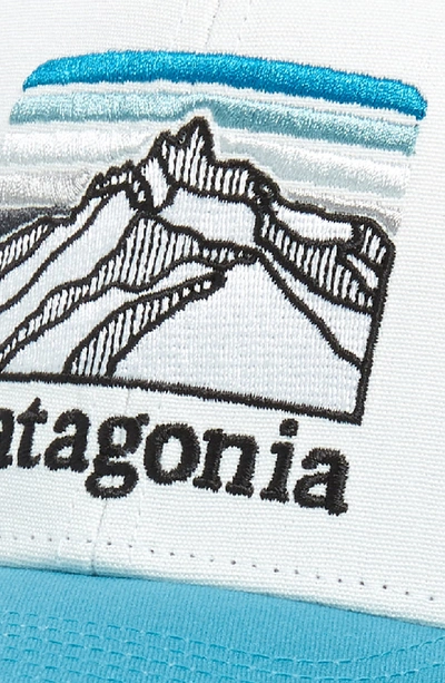 Shop Patagonia Line Logo Ridge Roger That Baseball Cap - White