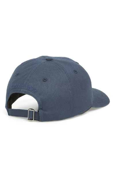 Shop Norse Projects Twill Ball Cap - Blue In Dark Navy