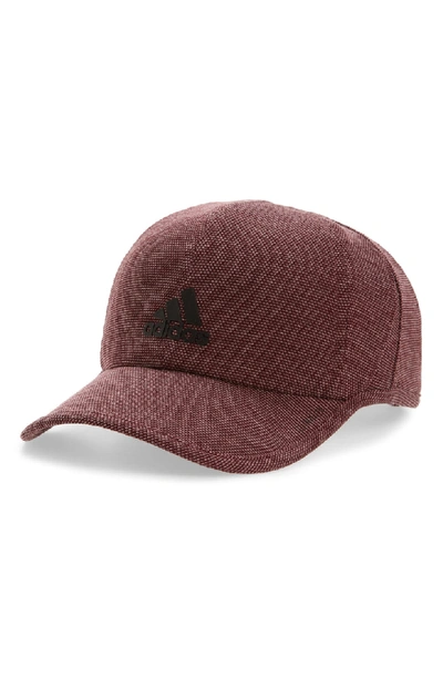 Shop Adidas Originals Superlite Pro Ii Baseball Cap - Red In Maroon/ Black