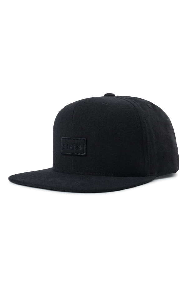 Brixton Rift Ii Flat Brim Baseball Cap - Black | ModeSens