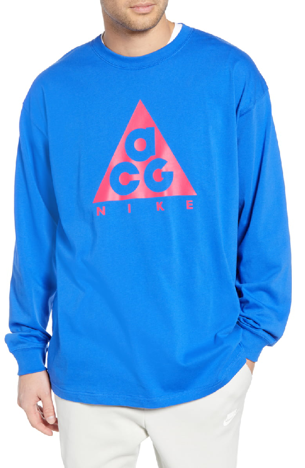 racer blue nike shirt