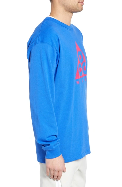 Shop Nike Logo T-shirt In Racer Blue