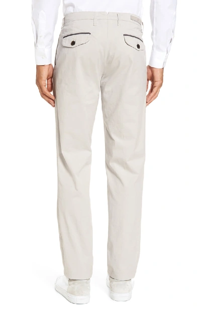 Shop Eleventy Slim Fit Chino Pants In Sand