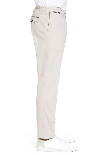 Shop Eleventy Slim Fit Chino Pants In Sand