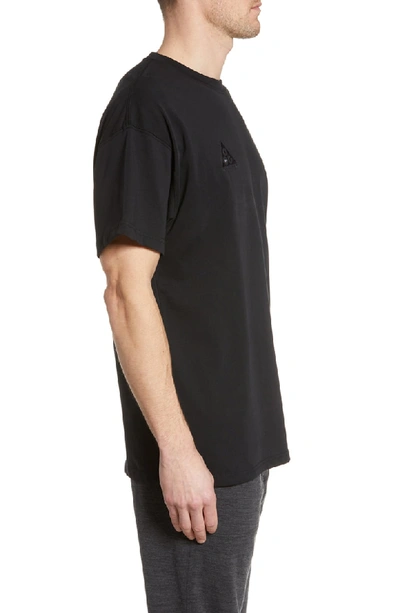 Shop Nike Nrg All Conditions Gear Men's Logo T-shirt In Black