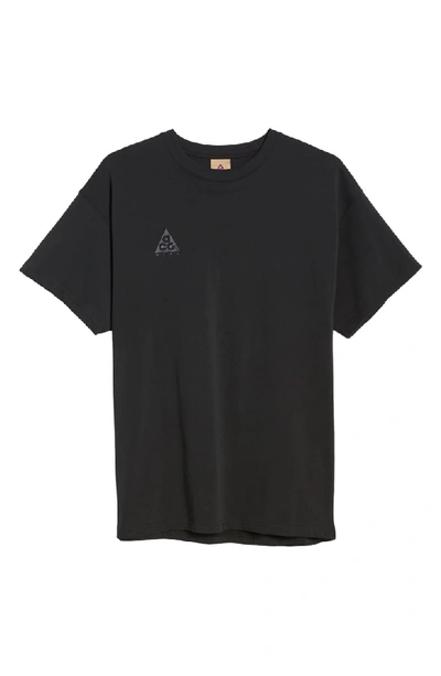 Shop Nike Nrg All Conditions Gear Men's Logo T-shirt In Black