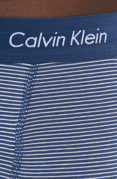 Shop Calvin Klein 3-pack Boxer Briefs In Pink/ Stripe /airforce