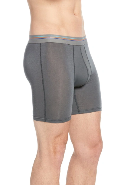 Shop Patagonia Essential A/c Boxer Briefs In Forge Grey