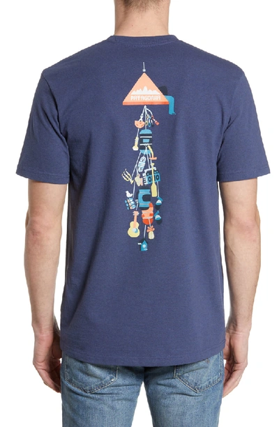Shop Patagonia Partyledge Responsibili-tee T-shirt In Dolomite Blue