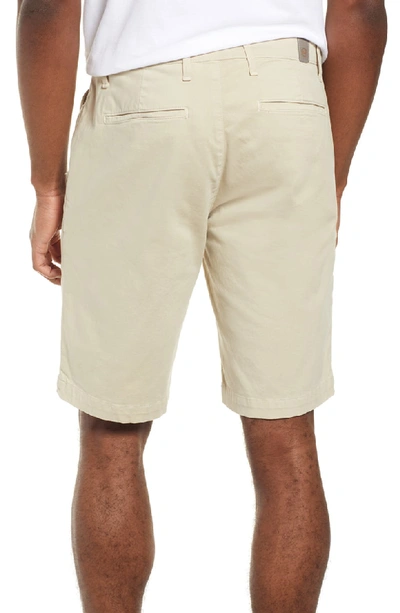 Shop Ag Griffin Regular Fit Chino Shorts In Sulfur Stone