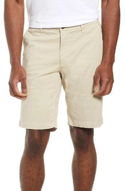 Shop Ag Griffin Regular Fit Chino Shorts In Sulfur Stone