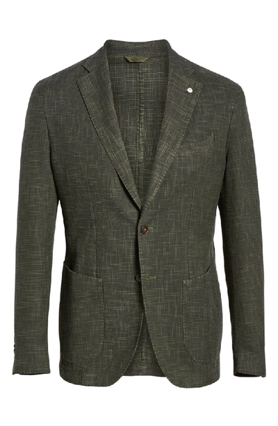 Shop Lbm 1911 Trim Fit Cotton Blend Sport Coat In Dark Green