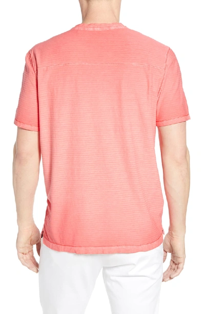 Shop Tommy Bahama Cirrus Coast V-neck T-shirt In Mandalay Red