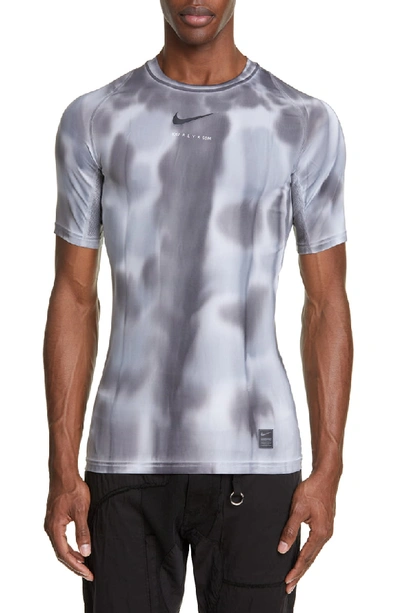 Shop Alyx X Nike Sponge Camo T-shirt In Grey Camo