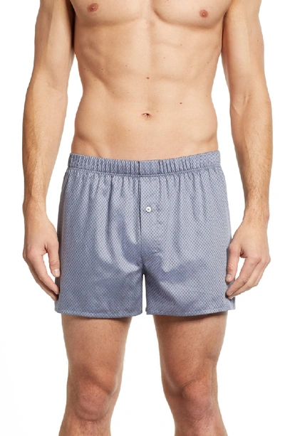 Shop Hanro Fancy Cotton Boxers In Comb Structure