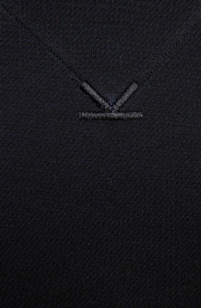 Shop Kenzo Jacquard Logo Sweatshirt In Black
