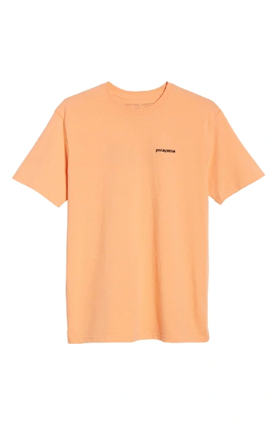 Shop Patagonia Fitz Roy Tarpon Responsibili-tee T-shirt In Peach Sherbet