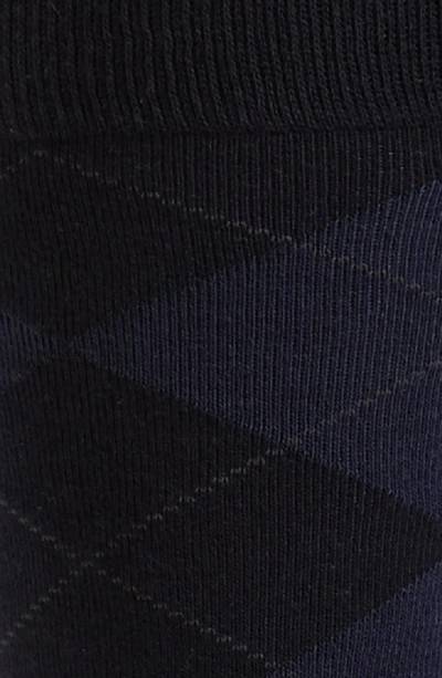 Shop Polo Ralph Lauren 3-pack Argyle Socks In Nvy Burg/ Nvy Blu/ Blk Chr