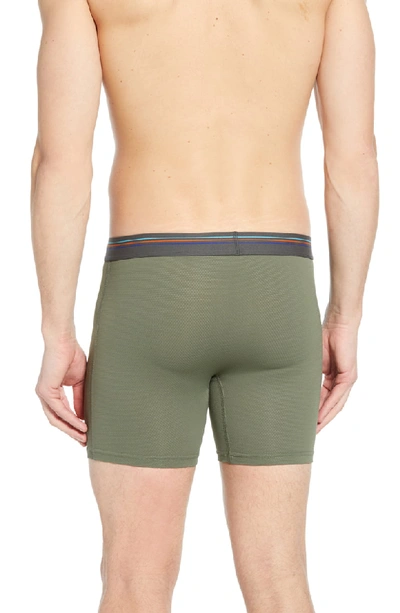 Shop Patagonia Sender Boxer Briefs In Industrial Green