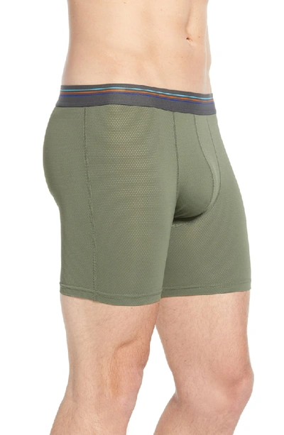 Shop Patagonia Sender Boxer Briefs In Industrial Green