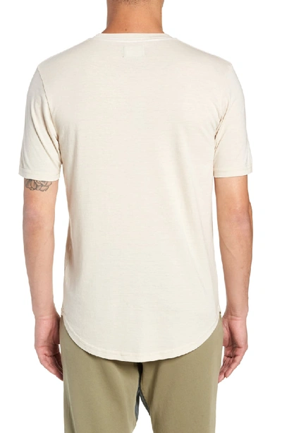 Shop Goodlife Scallop Triblend Crewneck T-shirt In Oyster