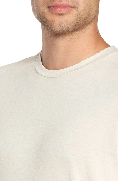 Shop Goodlife Scallop Triblend Crewneck T-shirt In Oyster