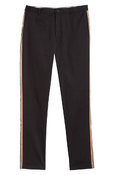 Shop Burberry Shibden Slim Fit Chino Pants In Black