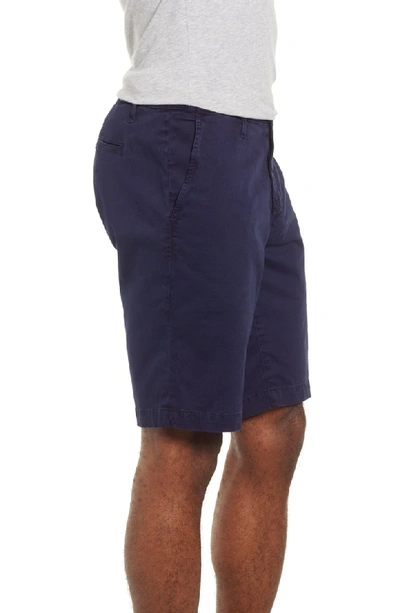 Shop Ag Griffin Regular Fit Chino Shorts In Sulfur Indigo