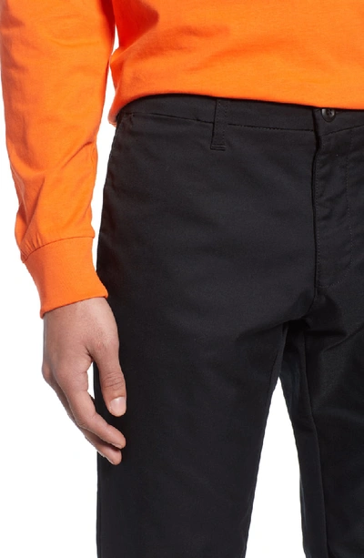Shop Carhartt Sid Chino Pants In New Black