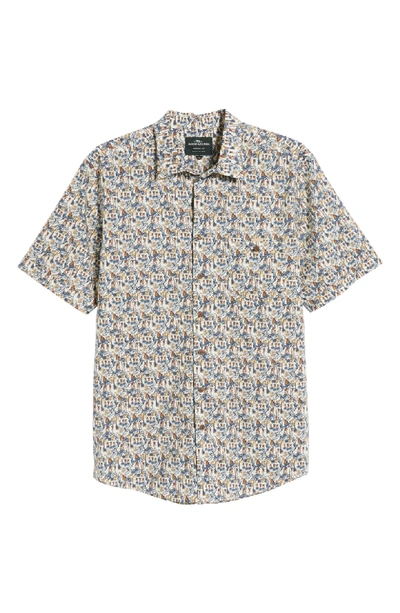 Shop Rodd & Gunn Thorton Regular Fit Print Shirt In Riviera