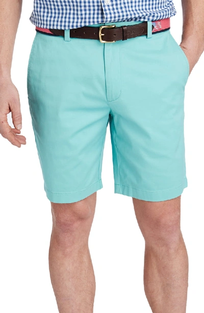 Shop Vineyard Vines 9 Inch Stretch Breaker Shorts In Greenwich Green